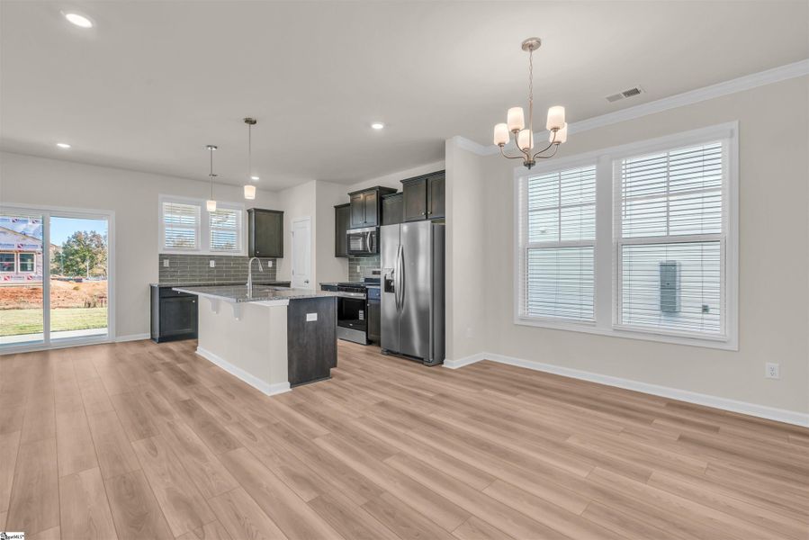 Furnished interior view inside a new home in Halton Oaks, Spartanburg (Image 6).