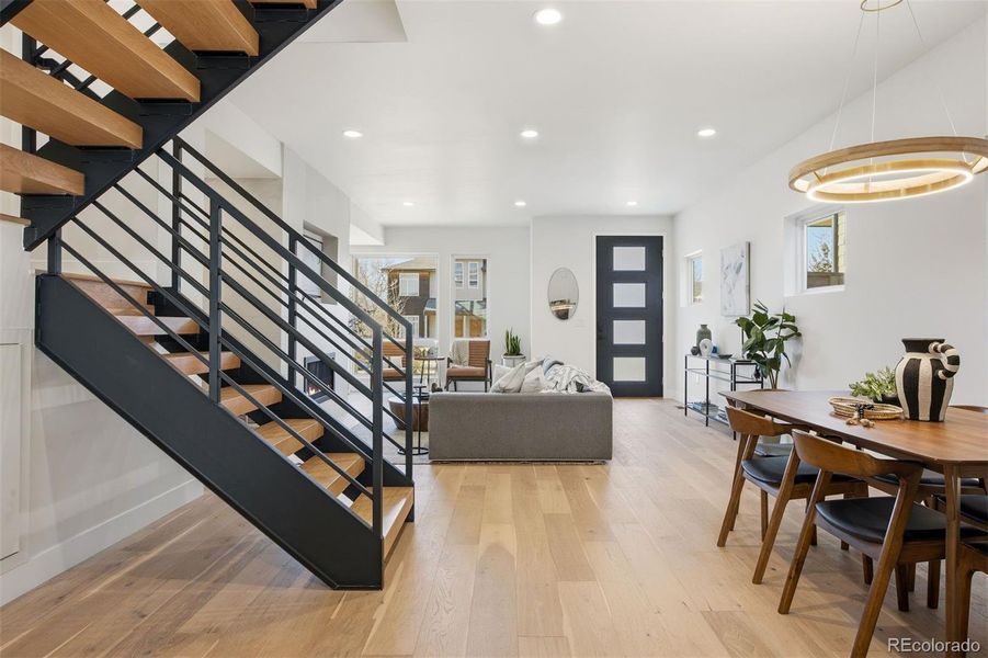 Furnished interior view inside a new home in , Denver (Image 37).