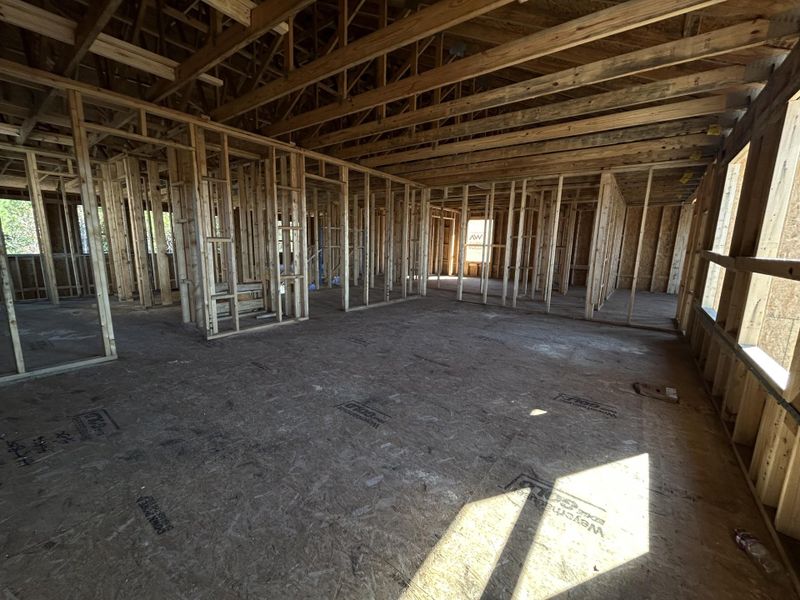 In-progress construction of a new home in Tea Farm: Presidents Series, Ravenel, SC (Image 47).