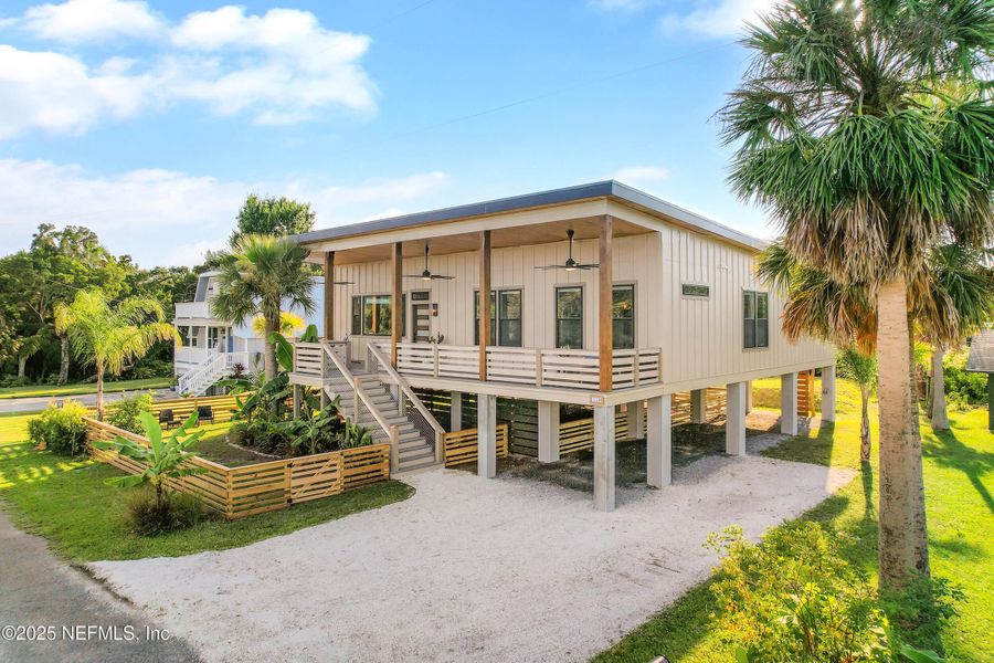 Front exterior of a new home in , St. Augustine, FL, highlighting curb appeal (Image 18).