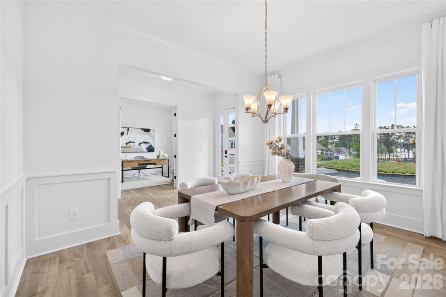 Furnished interior view inside a new home in Edgewater Lakeview On Your Lot, Lancaster (Image 7).