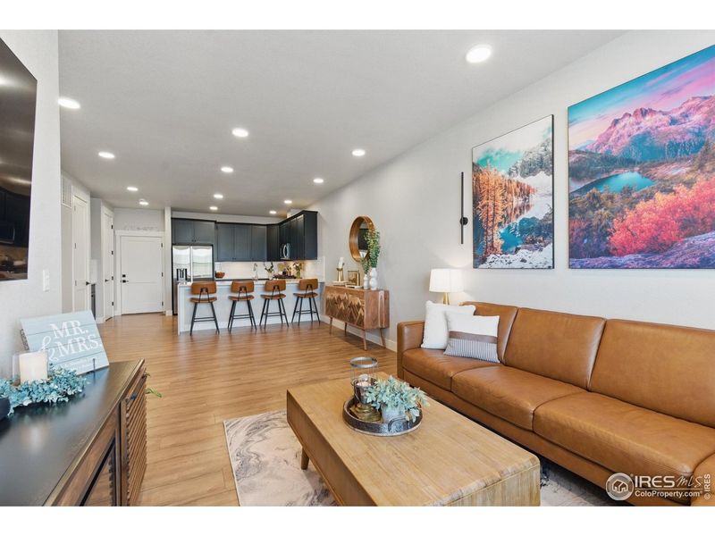 Furnished interior view inside a new home in , Loveland (Image 29). Furnished interior view inside a new home in , Loveland (Image 29).