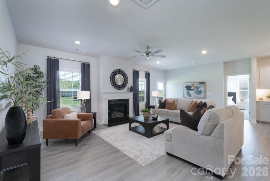 Furnished interior view inside a new home in Cardiff Glyn, Catawba (Image 29).