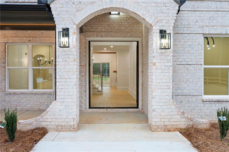 Exterior details and patio area of a home in , Dacula (Image 37).