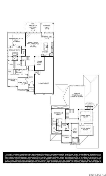 2D floor plan layout of this home in Kallison Ranch, San Antonio, TX (Image 2). 2D floor plan layout of this home in Kallison Ranch, San Antonio, TX (Image 2).