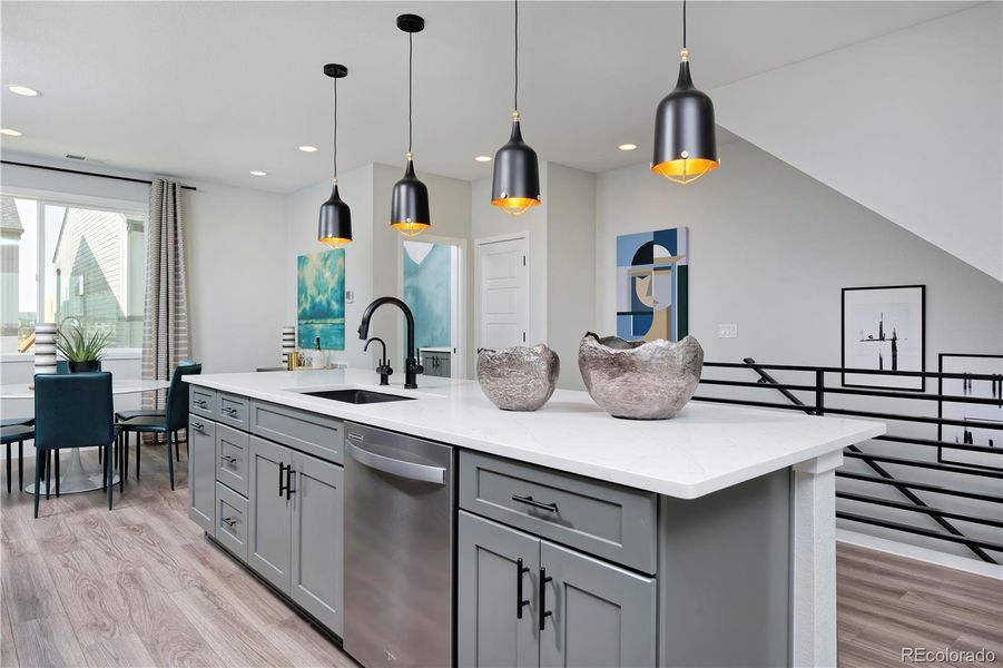 Furnished interior view inside a new home in , Lone Tree (Image 2).