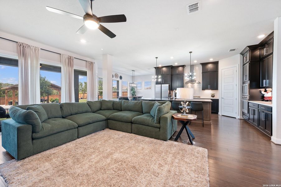 Furnished interior view inside a new home in , Castroville (Image 26). Furnished interior view inside a new home in , Castroville (Image 26).
