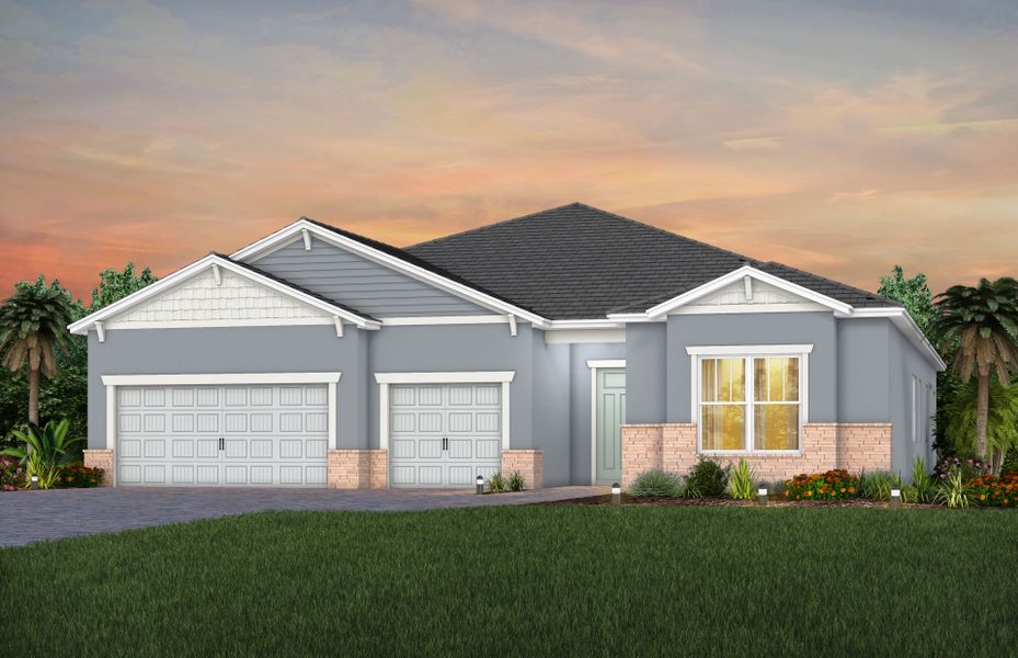 Exterior C2 with stone