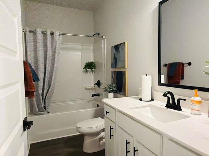 Furnished interior view inside a new home in Tuscany Hills, Douglasville (Image 18).