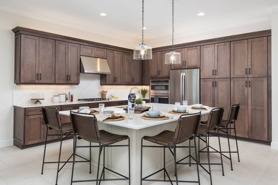 Representative furnished interior of a home built from the Madison II by GL Homes in Valencia Vista at Riverland, Port St. Lucie (Image 5).