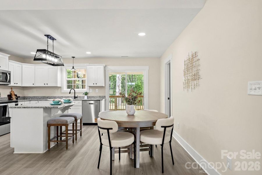 Furnished interior view inside a new home in , York (Image 31).