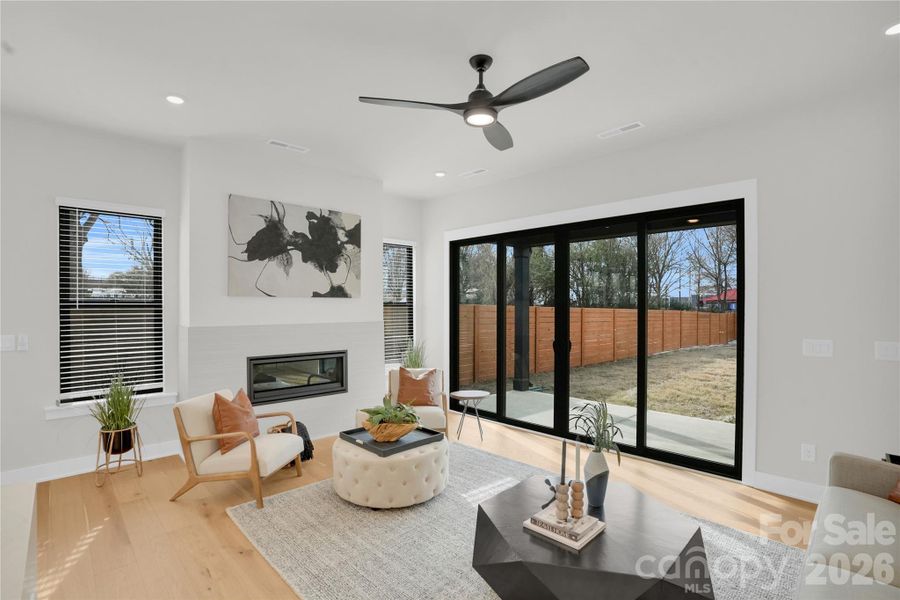 Furnished interior view inside a new home in , Charlotte (Image 40). Furnished interior view inside a new home in , Charlotte (Image 40).