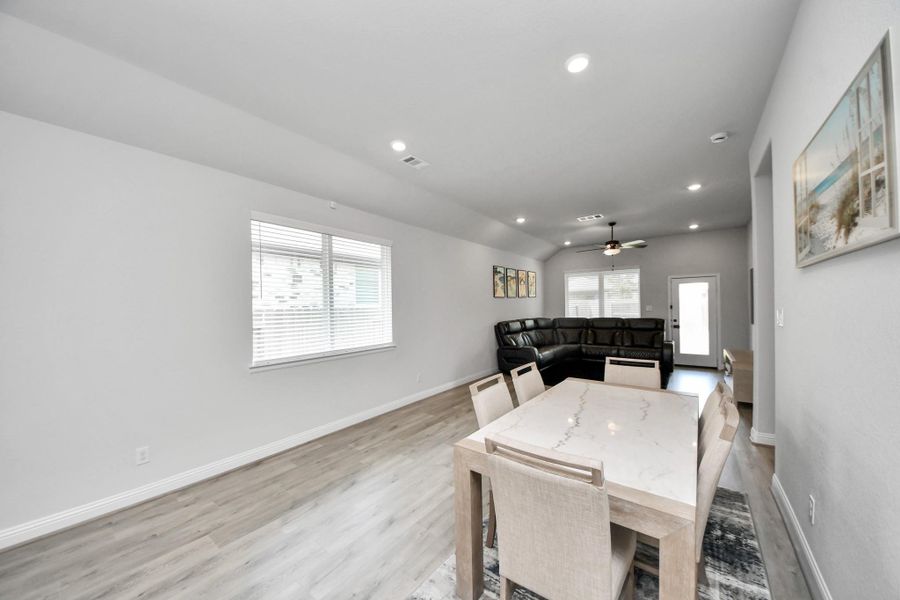 Furnished interior view inside a new home in , Conroe (Image 32).