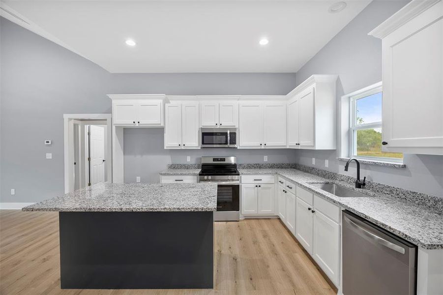 Furnished interior view inside a new home in , Ennis (Image 7).