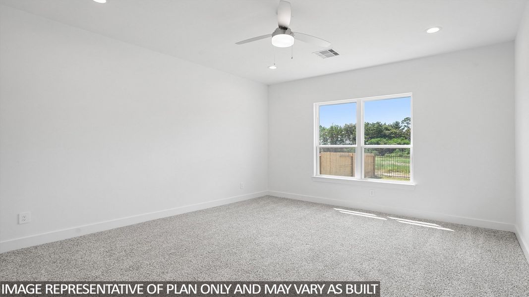 Spacious, unfurnished interior of a new home in Hills of Westlake, Conroe (Image 20).