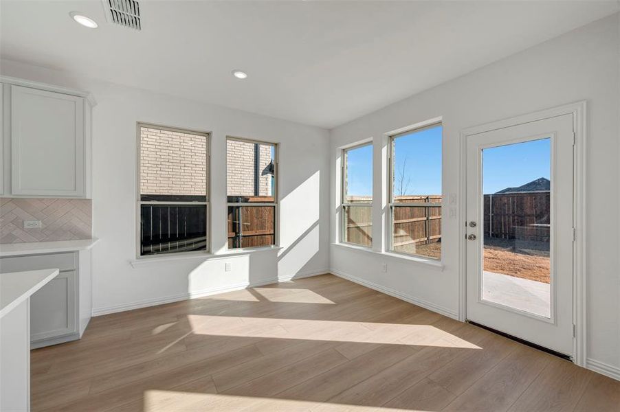 Spacious, unfurnished interior of a new home in Lily Creek at Sutton Fields, Aubrey (Image 26). Spacious, unfurnished interior of a new home in Lily Creek at Sutton Fields, Aubrey (Image 26).