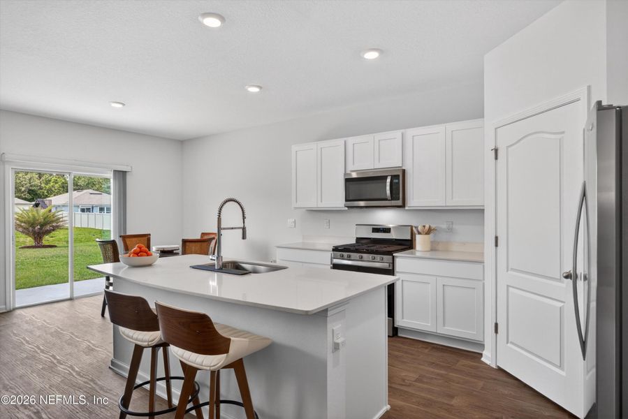Furnished interior view inside a new home in Entrada, St. Augustine (Image 15).