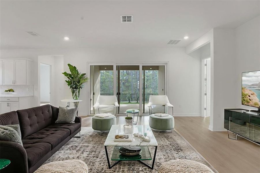 Furnished interior view inside a new home in Palms at Windermere, Windermere (Image 12).