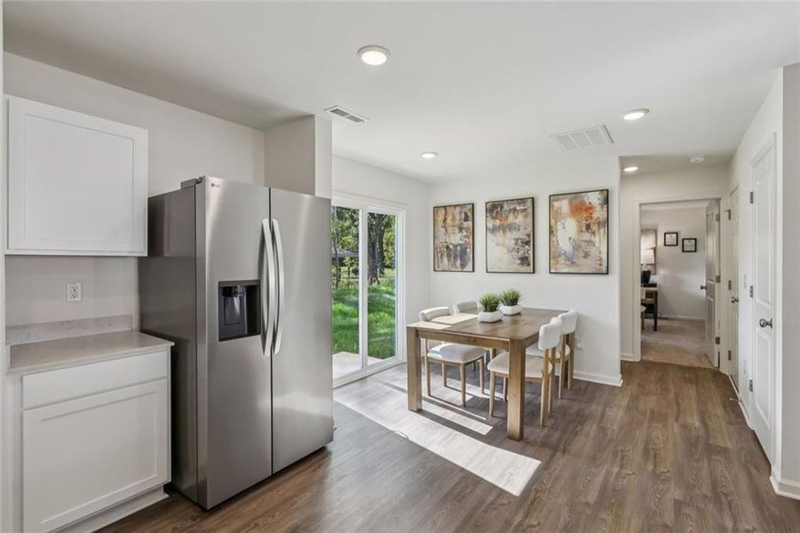 Furnished interior view inside a new home in , Macon (Image 12).