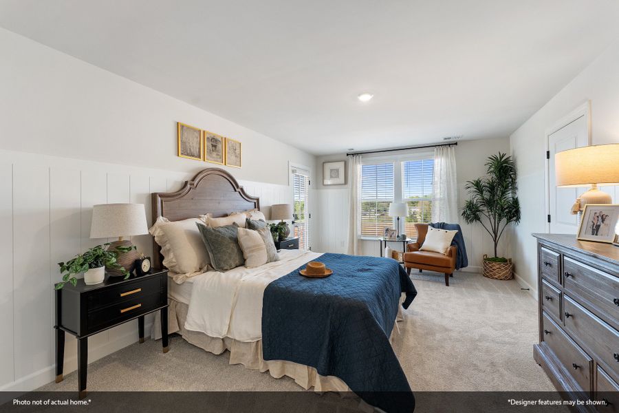 Furnished interior view inside a new home in Renaissance at White Oak, Garner (Image 18). Furnished interior view inside a new home in Renaissance at White Oak, Garner (Image 18).