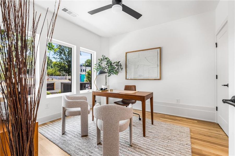 Furnished interior view inside a new home in , Atlanta (Image 6).