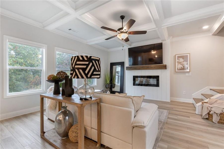 Furnished interior view inside a new home in , Auburn (Image 29).