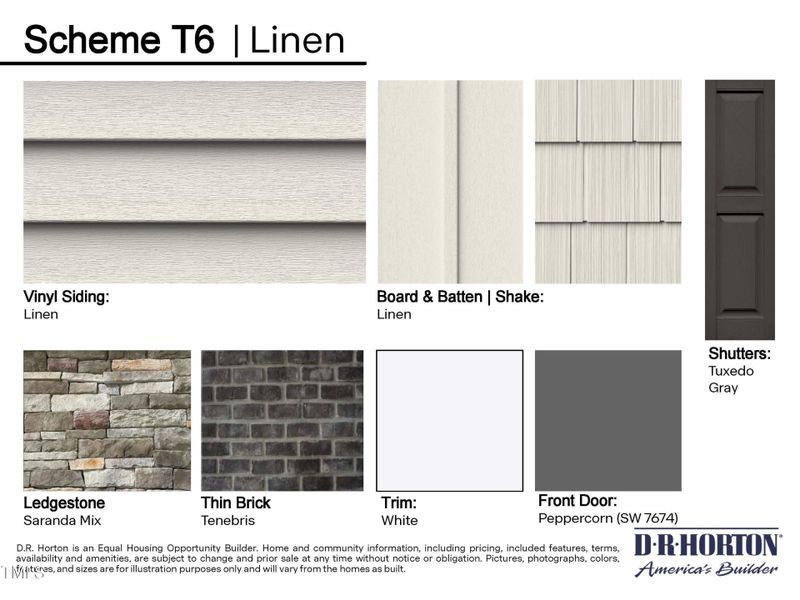 Townhome Exterior Color Packages_RalSout