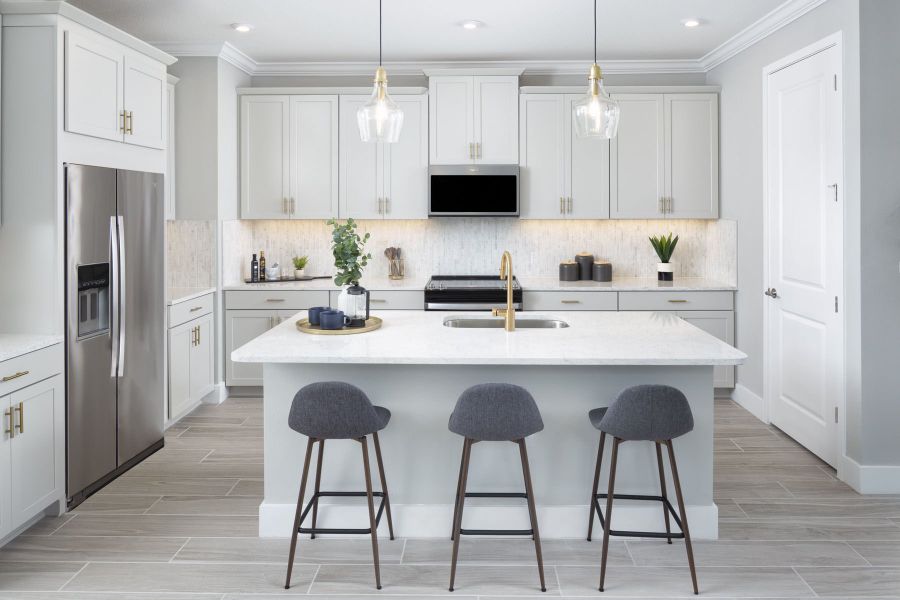 Representative furnished interior of a home built from the Pelican by Mattamy Homes in Wellen Park, Venice (Image 6).