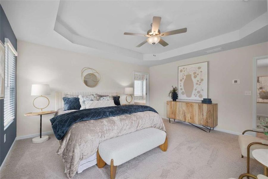 Furnished interior view inside a new home in Walden Park - The Retreat, Jonesboro (Image 19).