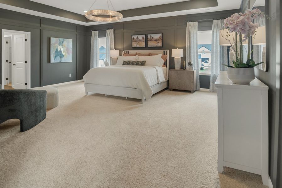 Furnished interior view inside a new home in The Oaks, Clarksville (Image 21).