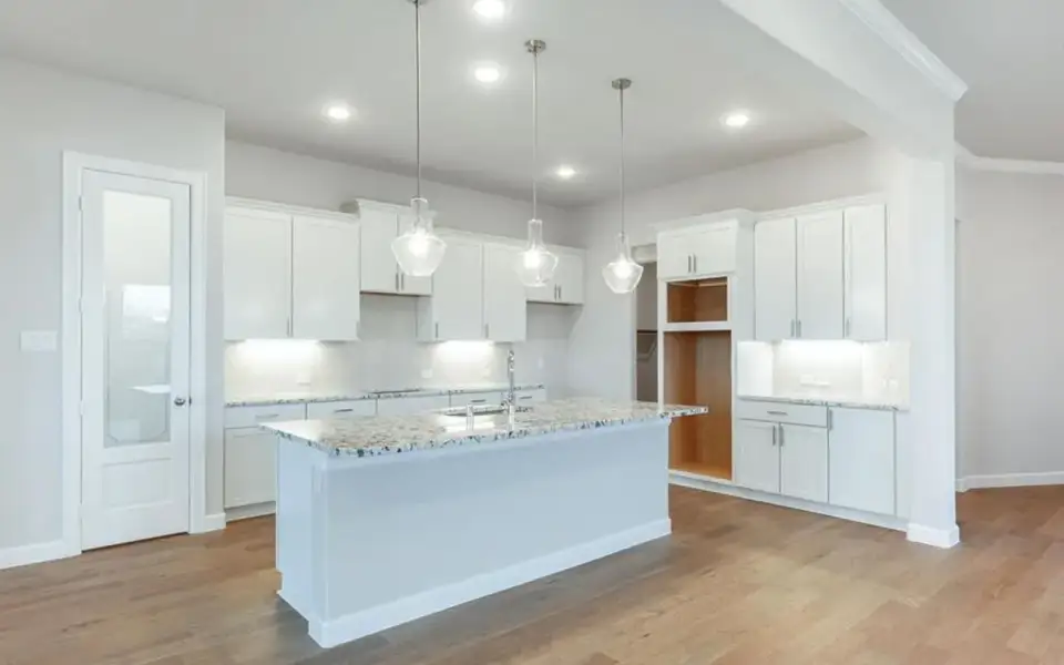 Representative furnished interior of a home built from the Santa Barbara by CastleRock Communities in Lakesong, Grand Prairie (Image 6).