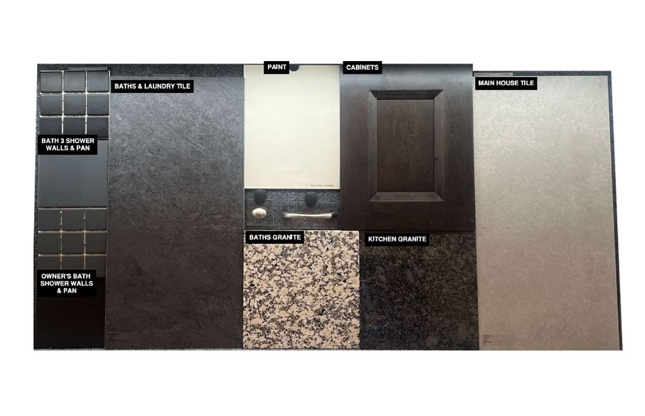 Sample of building materials used in homes in Artisan at Asante, Surprise (Image 30).