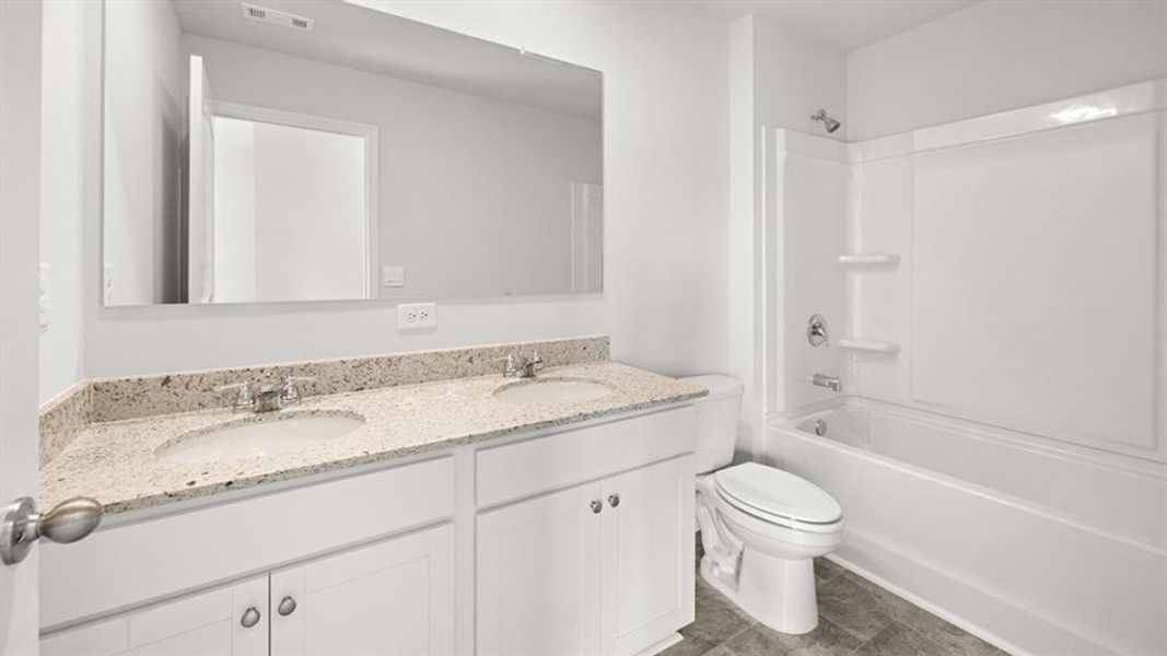 Furnished interior view inside a new home in Parkside at Carter Grove, Cartersville (Image 10).