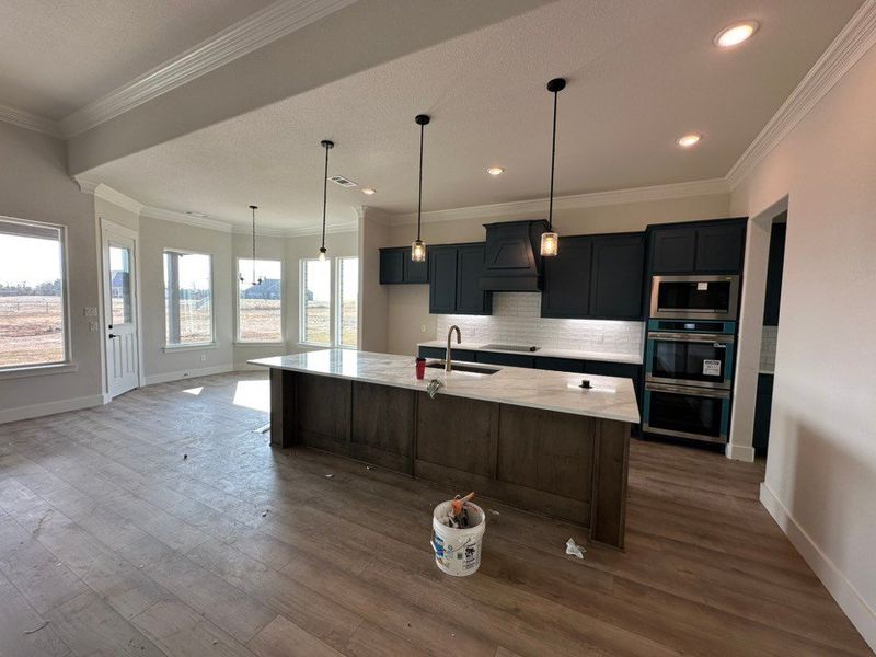 Furnished interior view inside a new home in Eagle Ridge Estates, Weatherford (Image 5).