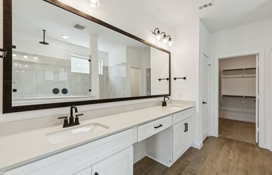 Furnished interior view inside a new home in Mavera, Conroe (Image 13).