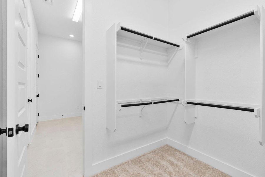 Walk-in closet in Primary Bedroom