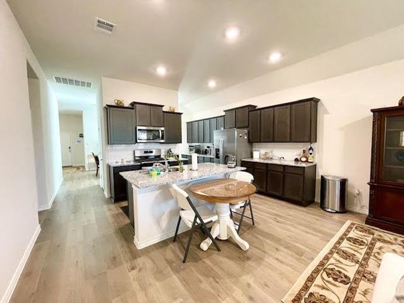 Furnished interior view inside a new home in , Fate (Image 4). Furnished interior view inside a new home in , Fate (Image 4).