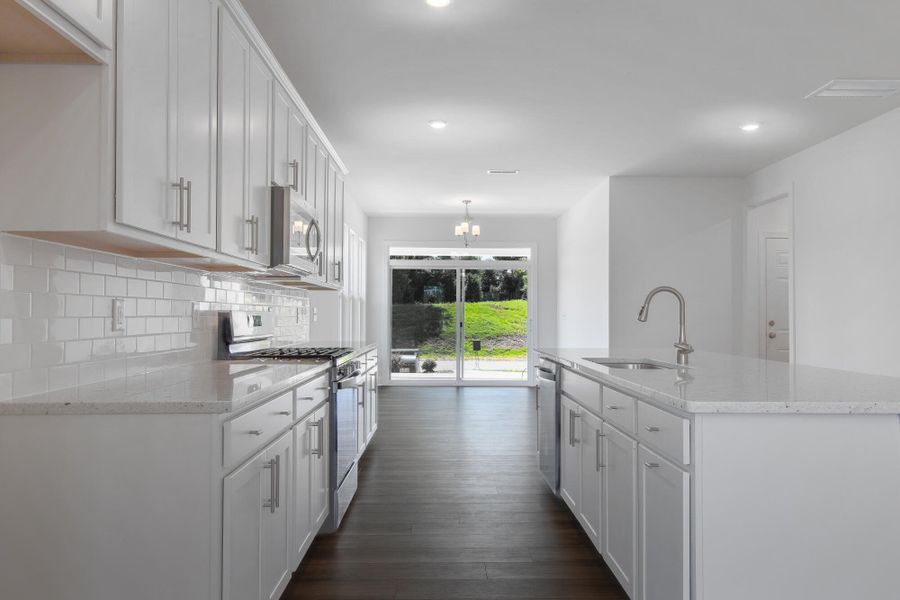 Furnished interior view inside a new home in Enclave at Traditions Townhomes, Wake Forest (Image 5).