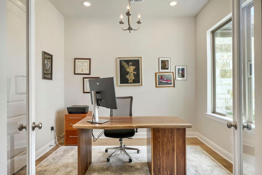 Furnished interior view inside a new home in , Dripping Springs (Image 14).