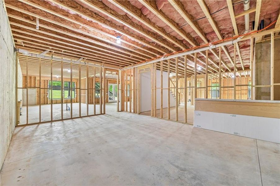In-progress construction of a new home in , Buford, GA (Image 69).