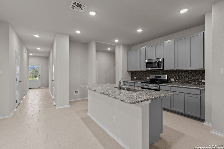 Furnished interior view inside a new home in Applewhite Meadows, San Antonio (Image 40). Furnished interior view inside a new home in Applewhite Meadows, San Antonio (Image 40).