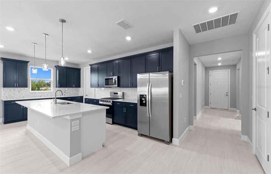 Furnished interior view inside a new home in Shores at Stillwater, Englewood (Image 11).