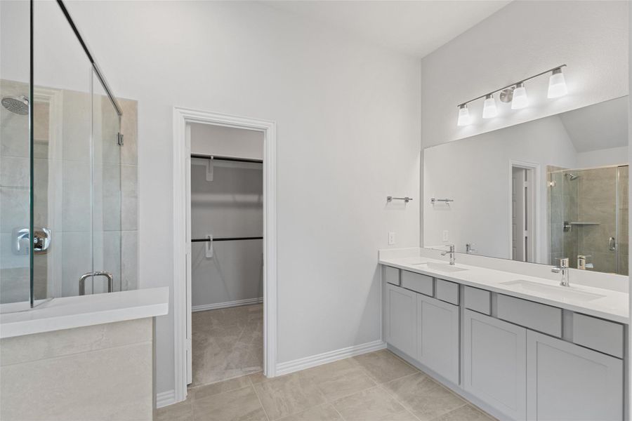 Furnished interior view inside a new home in Aldeana, Bonney (Image 10).