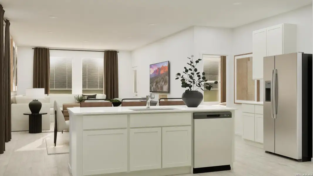 Furnished interior view inside a new home in Navarro Ranch, Seguin (Image 4).