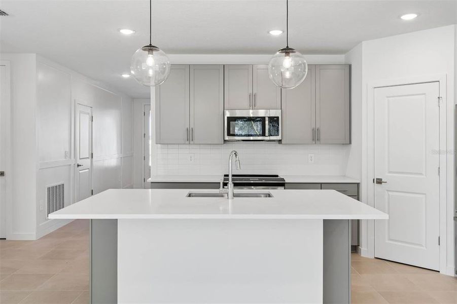 Furnished interior view inside a new home in Aspire at Canter Creek, Davenport (Image 8).