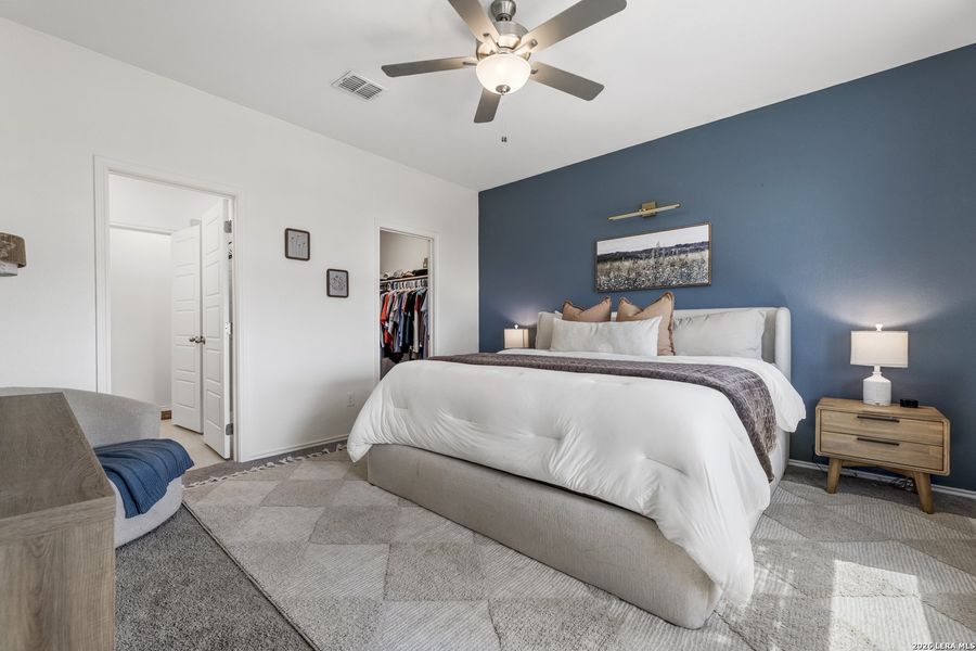Furnished interior view inside a new home in Applewhite Meadows, San Antonio (Image 32).