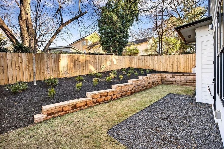 Exterior details and patio area of a home in , Atlanta (Image 31).