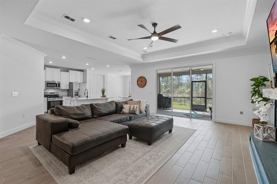 Furnished interior view inside a new home in , Ormond Beach (Image 3).