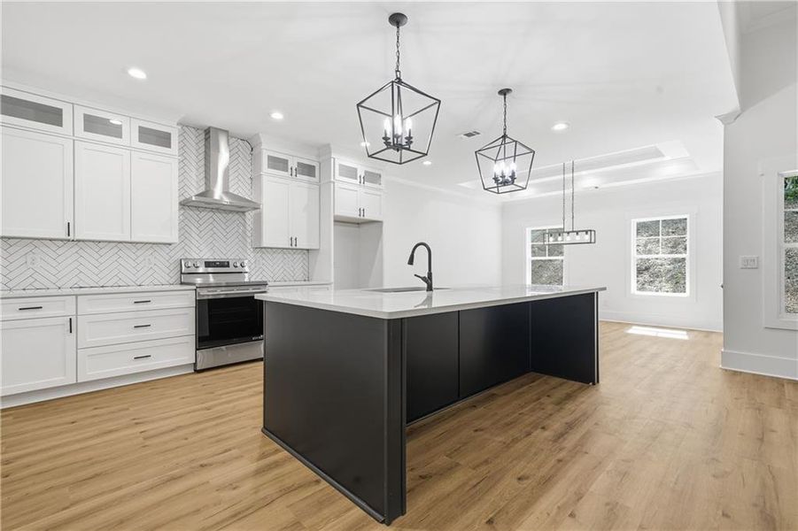 Furnished interior view inside a new home in , Rydal (Image 6).
