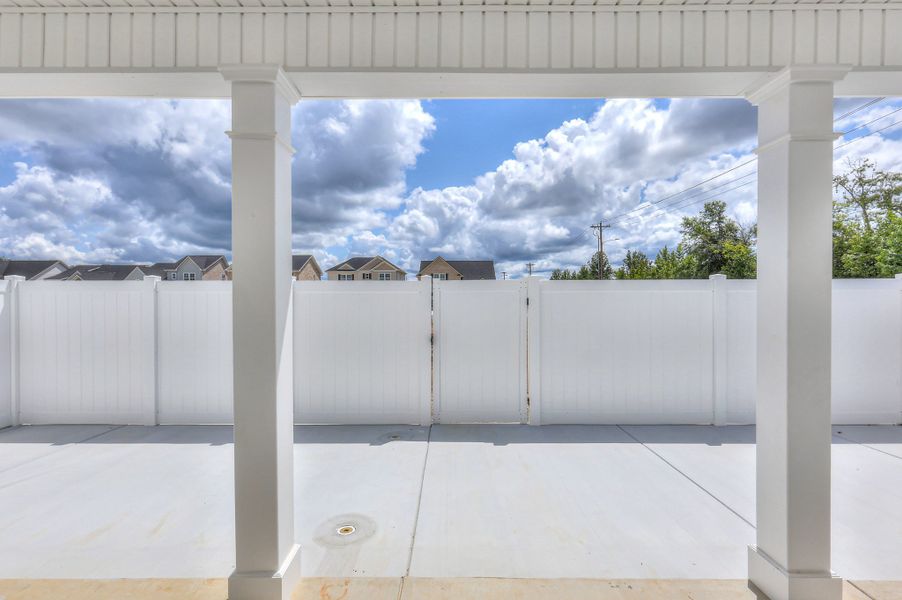 Exterior details and patio area of a home in Legacy Preserve, Tullahoma (Image 18). Exterior details and patio area of a home in Legacy Preserve, Tullahoma (Image 18).